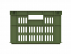 Ящик универсальный пищевой лёгкий, большая перфорация (600х400х259) - фото 5 предпросмотра