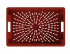 Ящик универсальный пищевой конусный перфорированный (600х400х200) - фото 2 предпросмотра