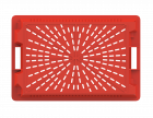 Ящик универсальный пищевой конусный перфорированный (600х400х200) - фото 3 предпросмотра